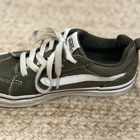 Vans Olive Green Boy’s Sneakers - Picture 2 of 4